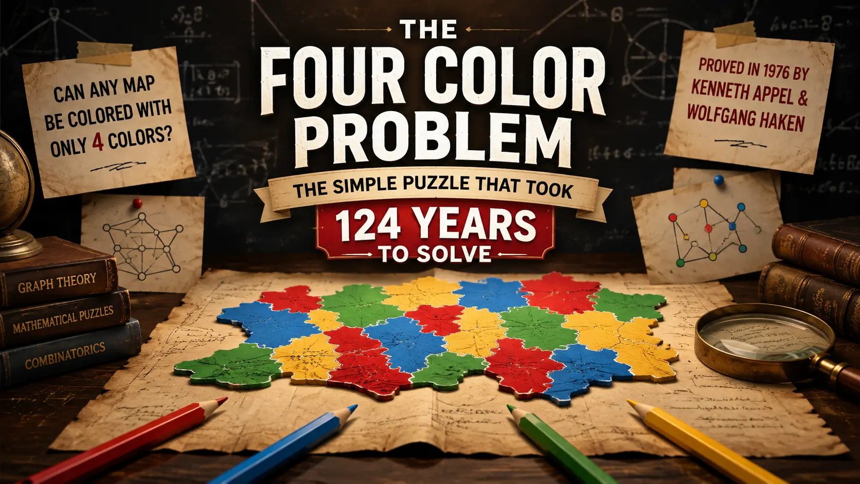 The Four Color Problem: The Simple Puzzle That Took 124 Years to Solve