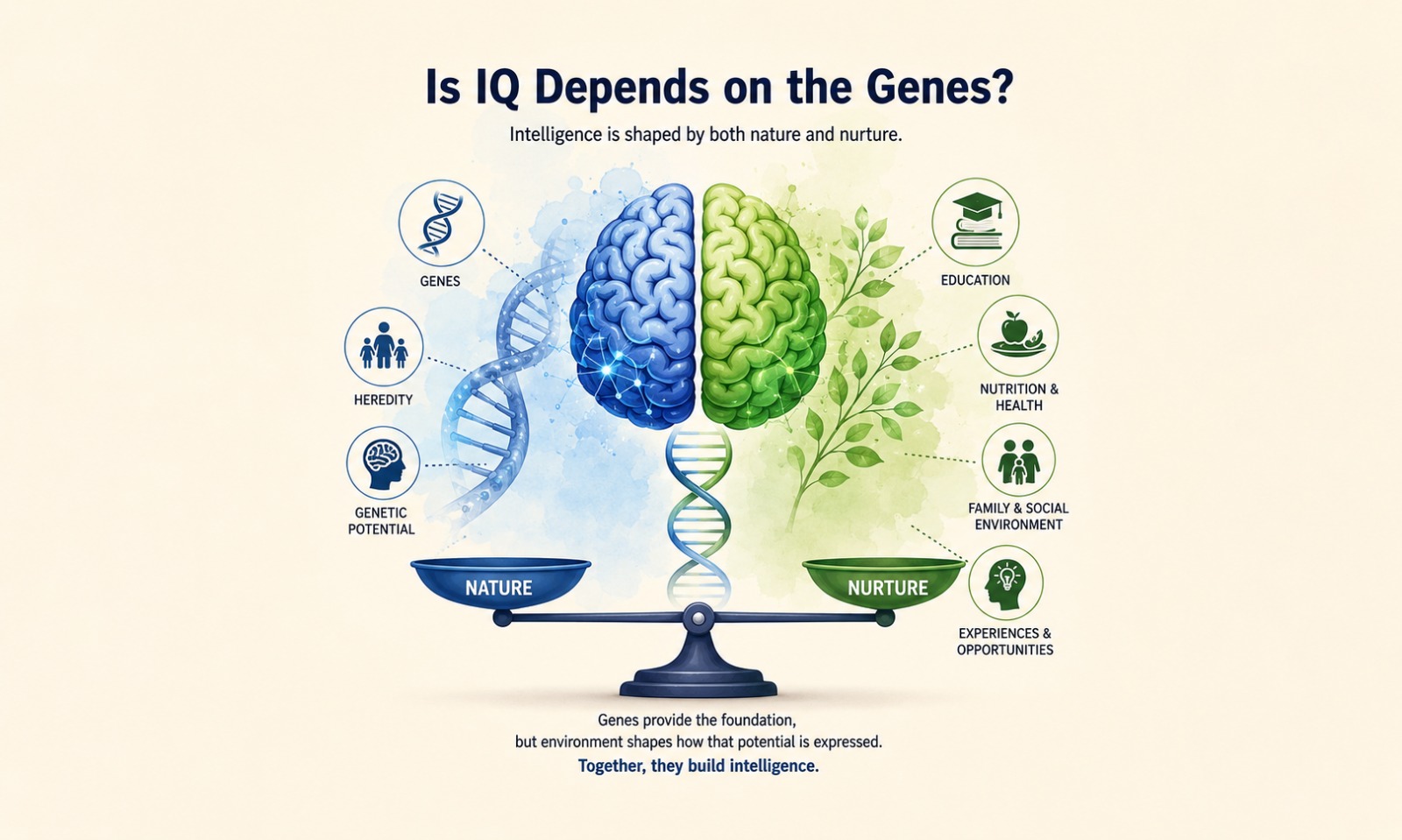 Is IQ Dependent on Genes?
