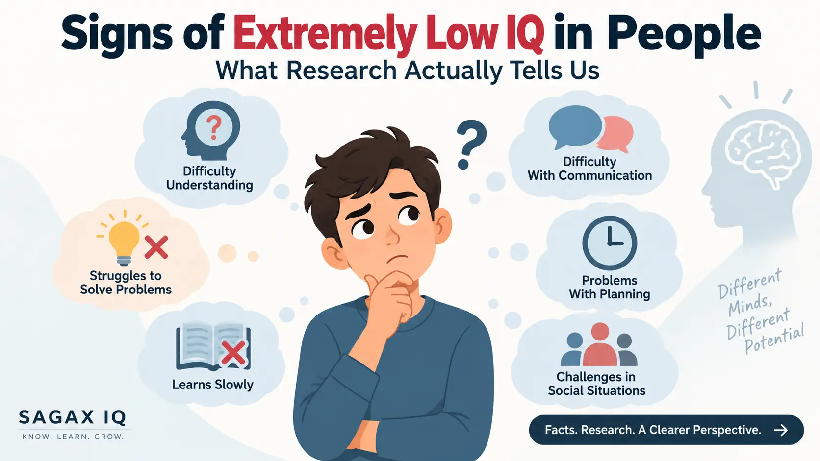 Signs of Extremely Low IQ in People: What Research Reveals